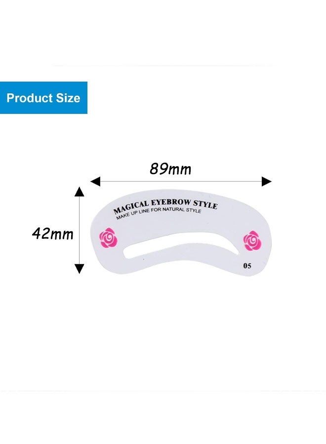 48 Styles Eyebrow Stencils, Eyebrow Shaper Sticker Kit, Reusable Eyebrow Template, DIY Makeup Beauty Tools for Beginners & Professionals - Image 2